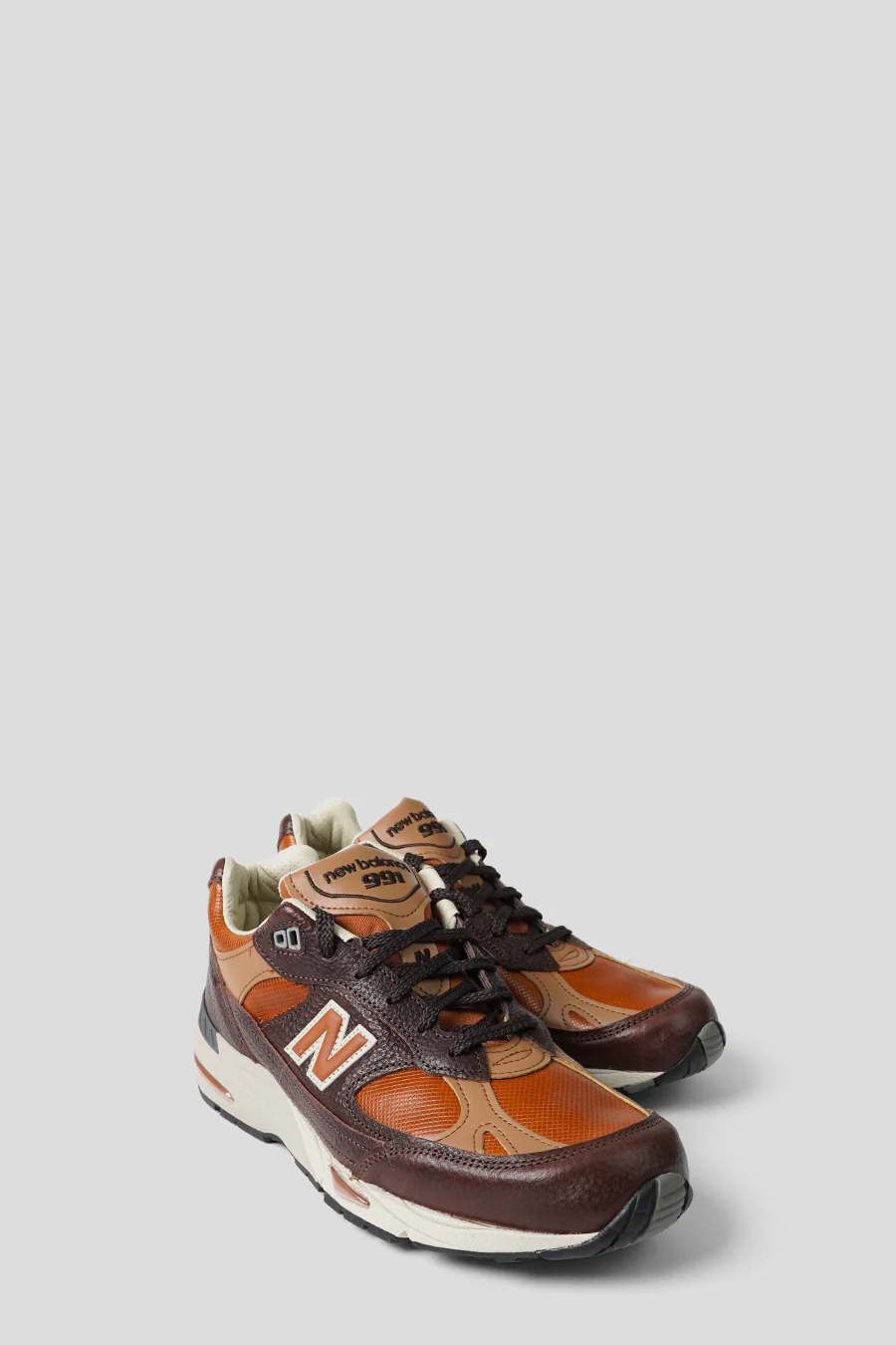 SNEAKERS 991 MADE IN UK CHOCOLATE PLUM ET CARAMEL COFFEE - Image 2