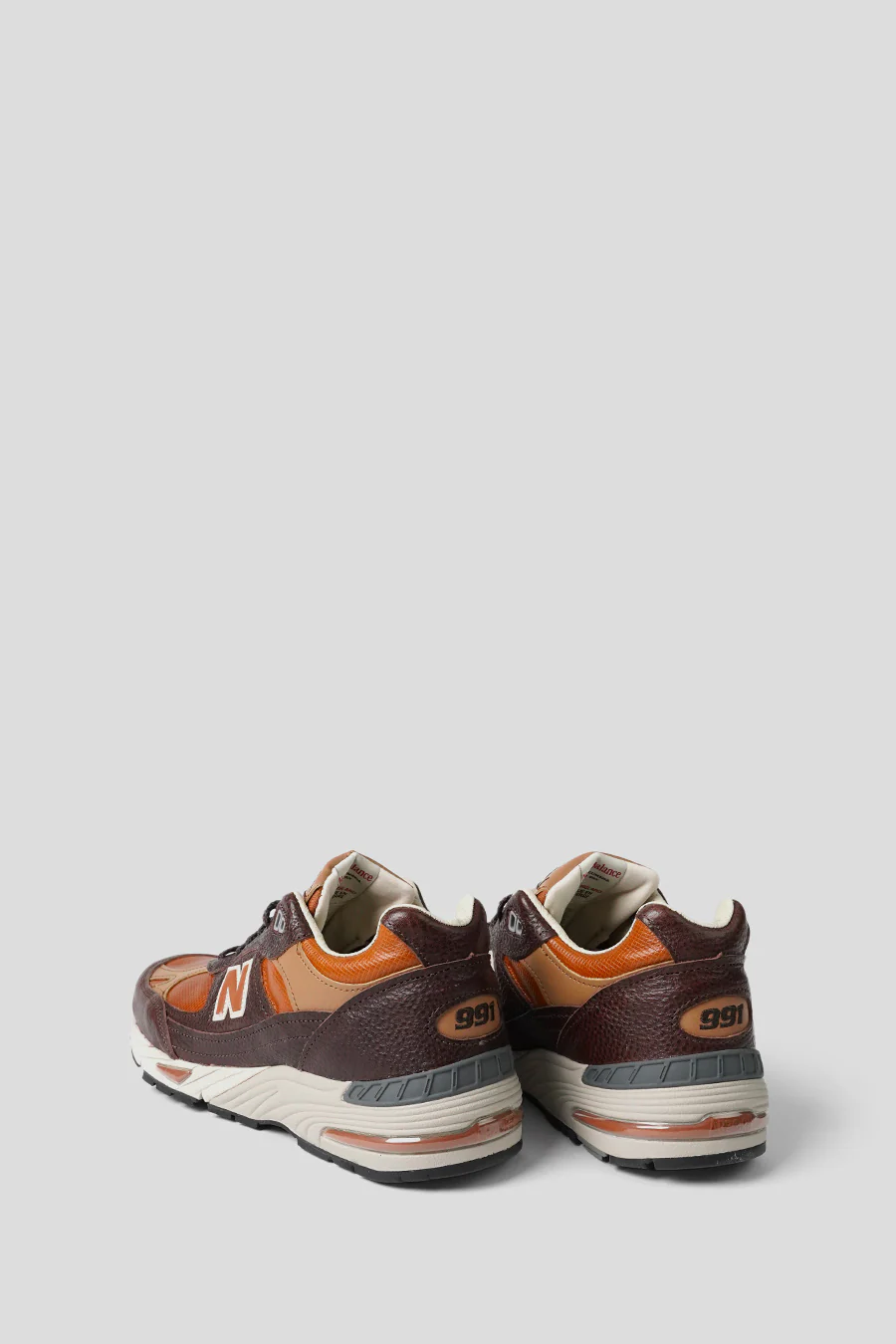 SNEAKERS 991 MADE IN UK CHOCOLATE PLUM ET CARAMEL COFFEE - Image 4