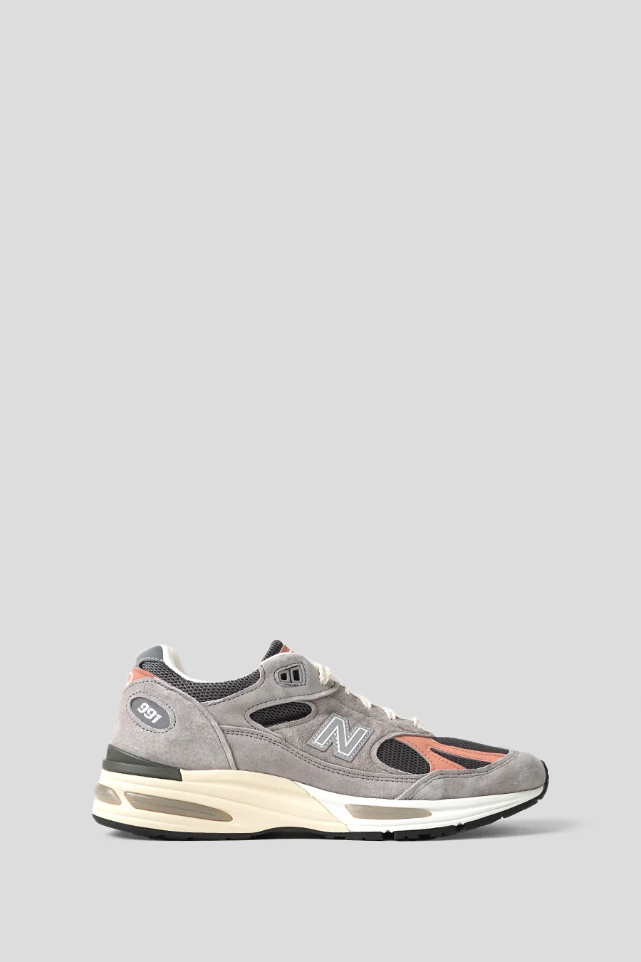 SNEAKERS 991 V2 MADE IN UK ELEPHANT SKIN AND CORK AND DARK GULL GREY