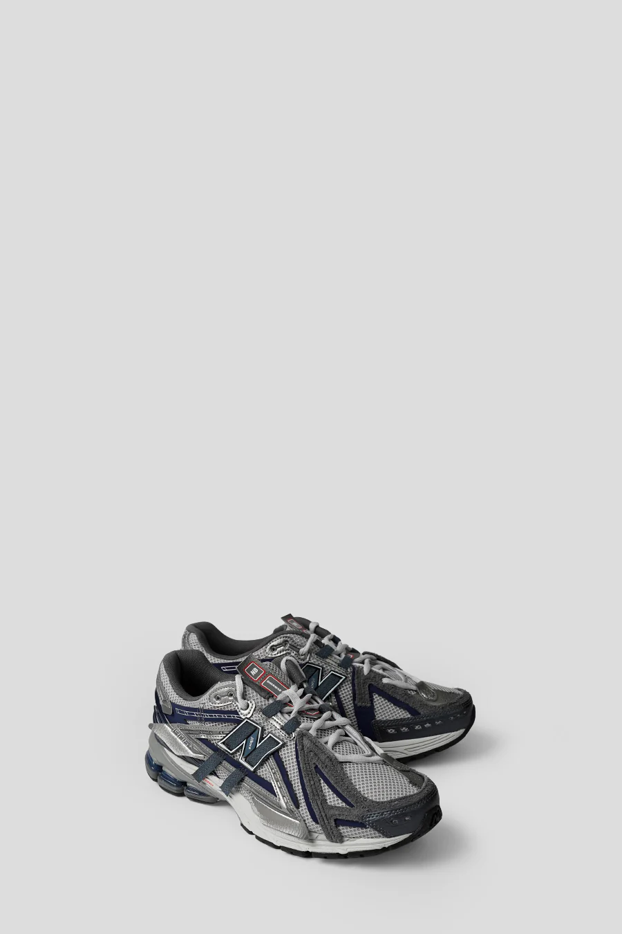 SNEAKERS 19064F6 GRAPHITE ET MAGIC BLUE - Image 2