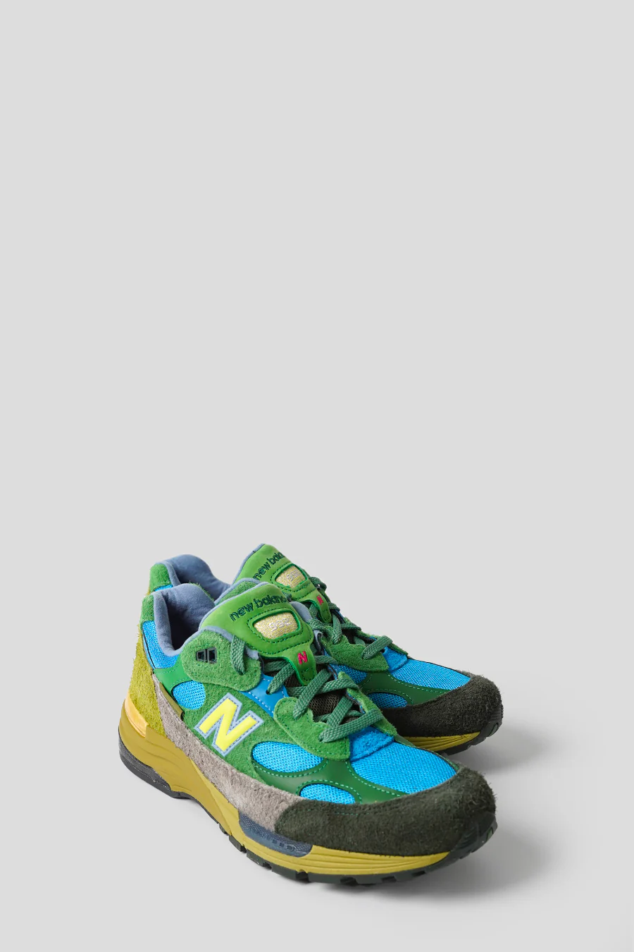 SNEAKERS 992 MADE IN USA X SALEHE BEMBURY " CALM BE THE CRATER " GREEN ET BLUE - Image 2