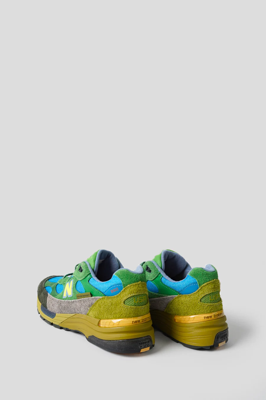 SNEAKERS 992 MADE IN USA X SALEHE BEMBURY " CALM BE THE CRATER " GREEN ET BLUE - Image 4