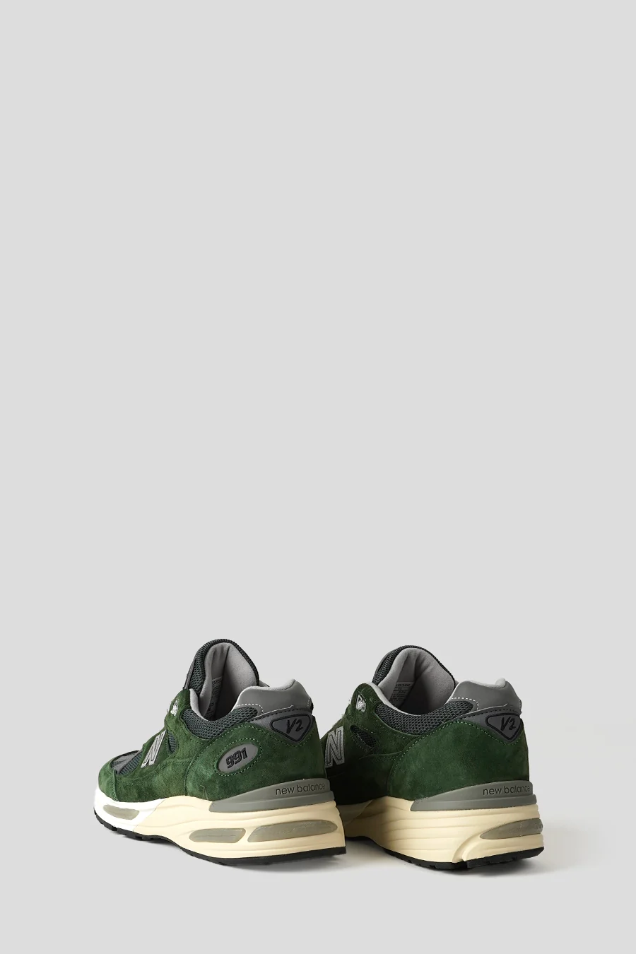 SNEAKERS 991 MADE IN UK KOMBU GREEN ET BLACK FOREST - Image 4