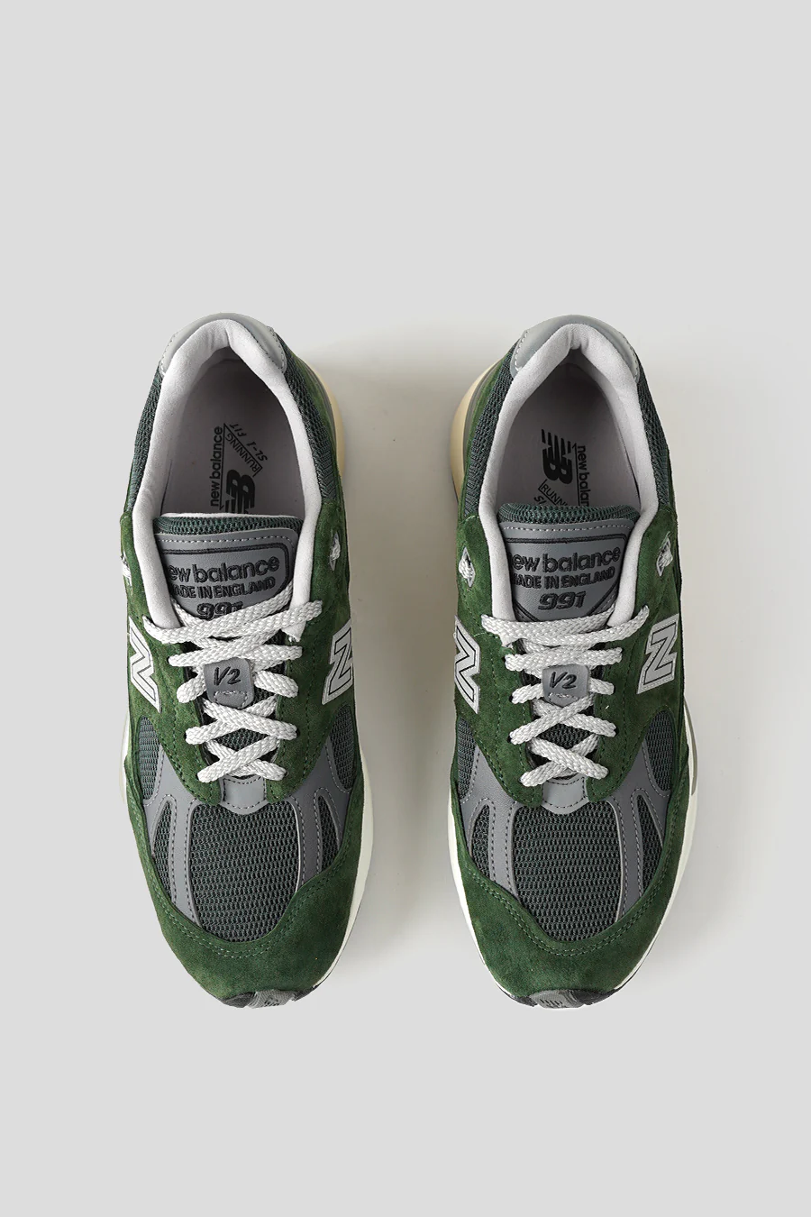 SNEAKERS 991 MADE IN UK KOMBU GREEN ET BLACK FOREST - Image 6