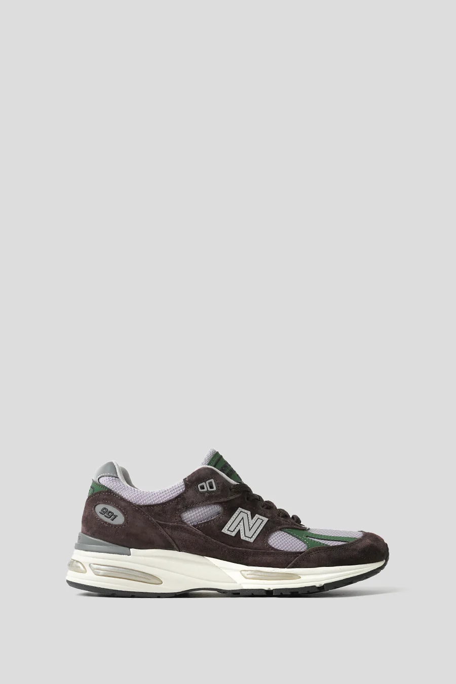 SNEAKERS MADE IN UK 991V2 LICORICE ET LAVENDER GRAY