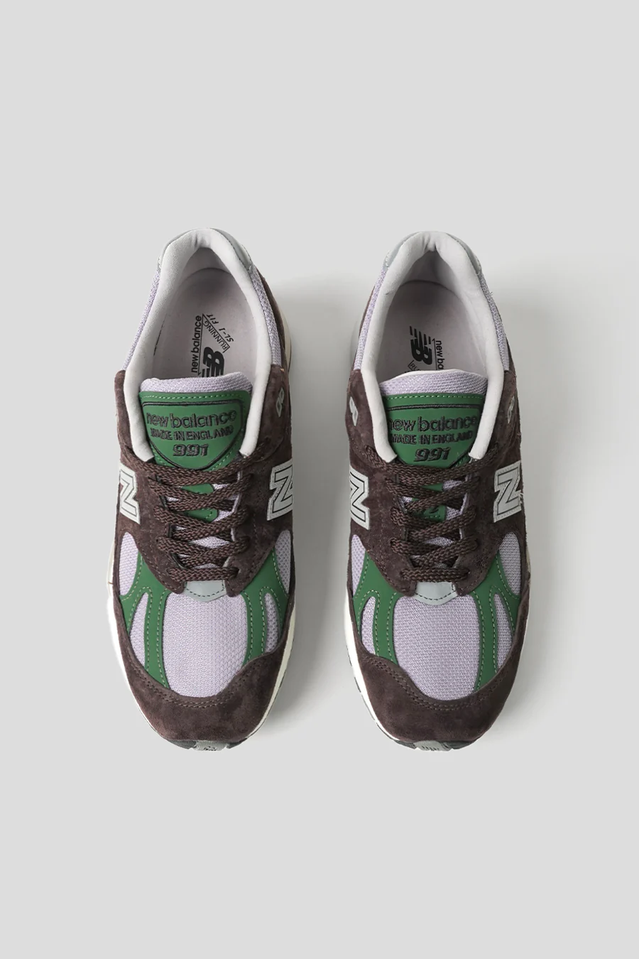 SNEAKERS MADE IN UK 991V2 LICORICE ET LAVENDER GRAY - Image 5