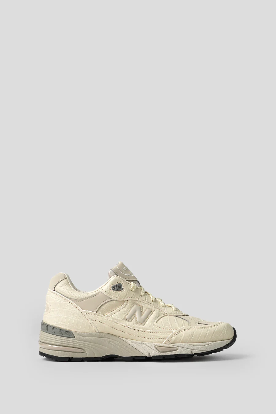 SNEAKERS MADE IN UK 991V1 OYSTER GRAY, PISTACHIO SHELL ET FRENCH OAK