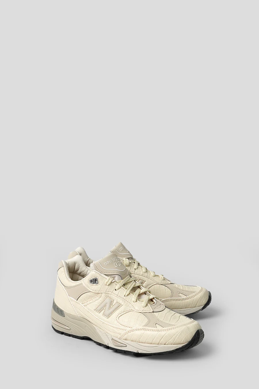 SNEAKERS MADE IN UK 991V1 OYSTER GRAY, PISTACHIO SHELL ET FRENCH OAK - Image 2