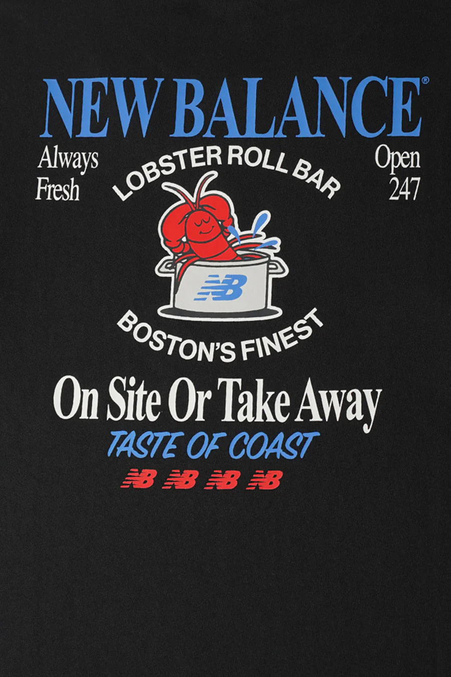 T-SHIRTS LOBSTER ROLL NOIR - Image 4
