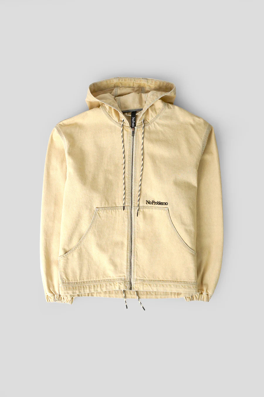 VESTE EN JEAN DE TRAVAIL BEIGE