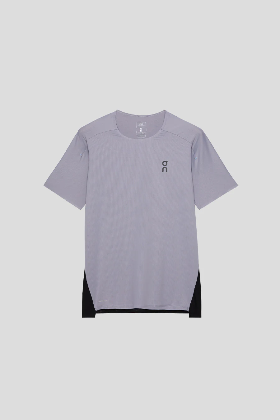 T-SHIRT PERFORMANCE LILAC ET NOIR