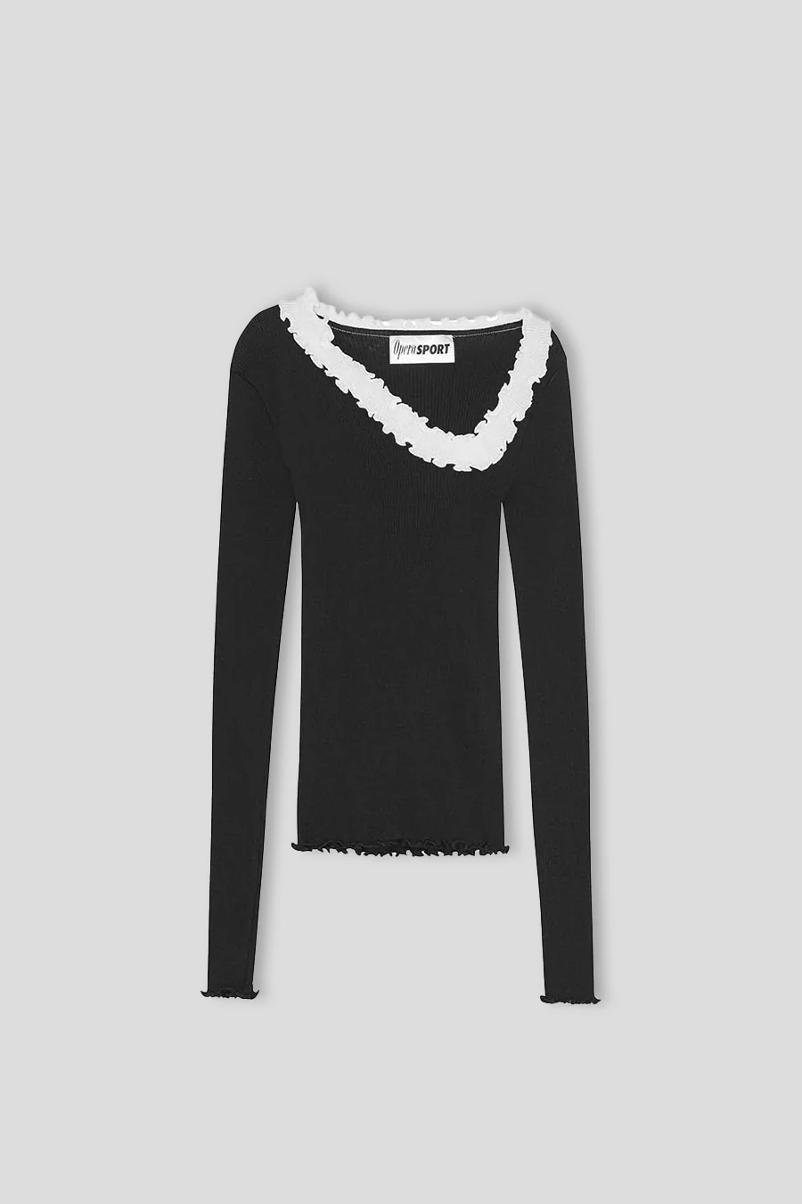 TOP EVITA SEAMLESS NOIR