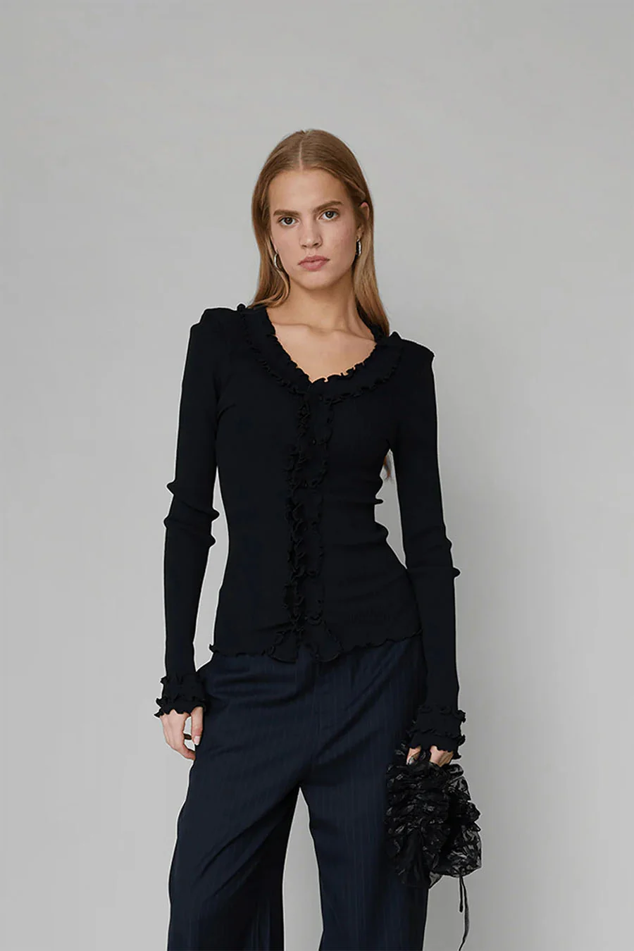 TOP JANE SEAMLESS NOIR - Image 2