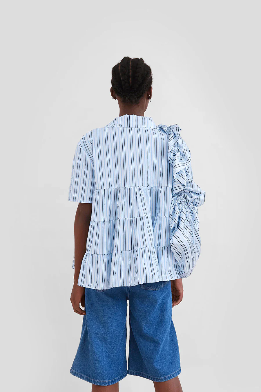 CHEMISE DESIREE À RAYURES BLEUES - Image 2