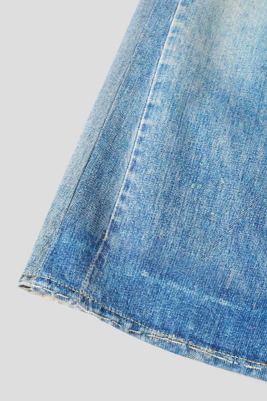 JEAN THIRD CUT DIGITAL DENIM PRINT BLEU - Image 4
