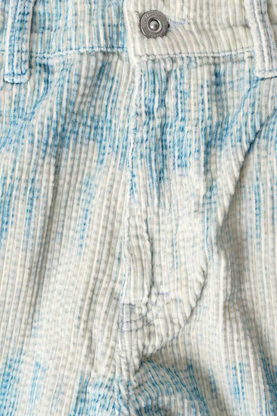 PANTALON VAST CUT BRUSH STROKE PRINT BLEU - Image 2
