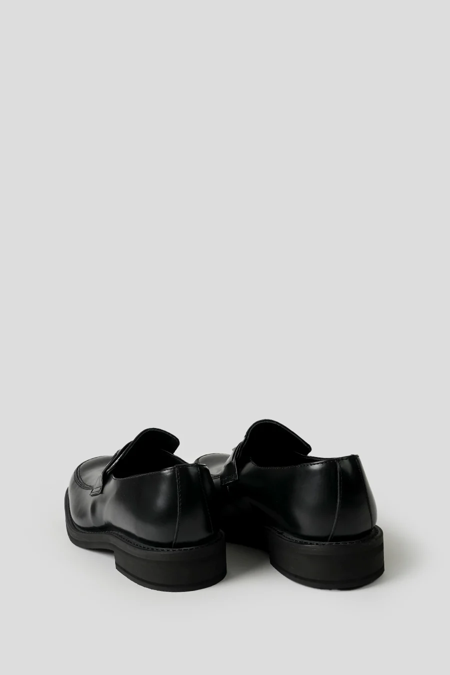 MOCASSINS NAKANO GAZED BLACK LEATHER - Image 4