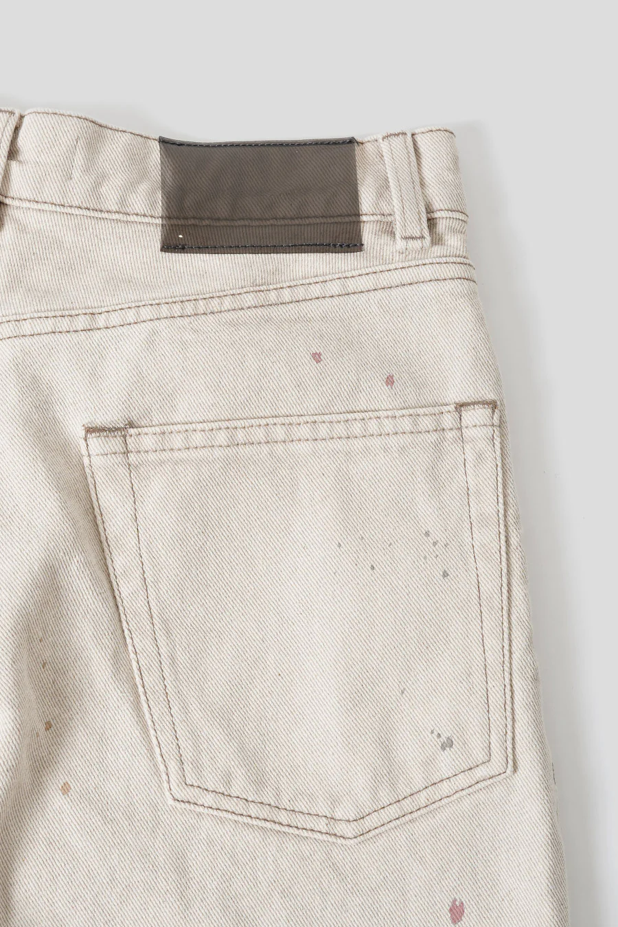 JEAN HALF CUT GHOST ATTIC SPLATTER DENIM - Image 6