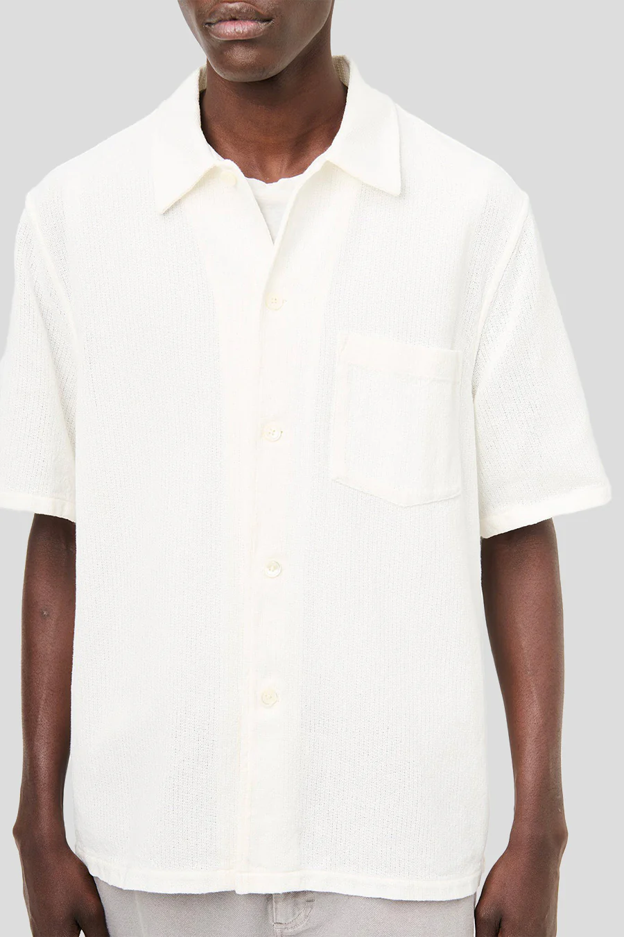 CHEMISE BOX CROCHET WEAVE BLANCHE - Image 2