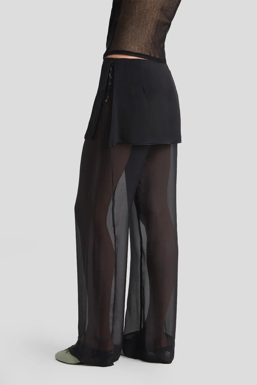 PANTALON SILK ARCHIVE NOIR