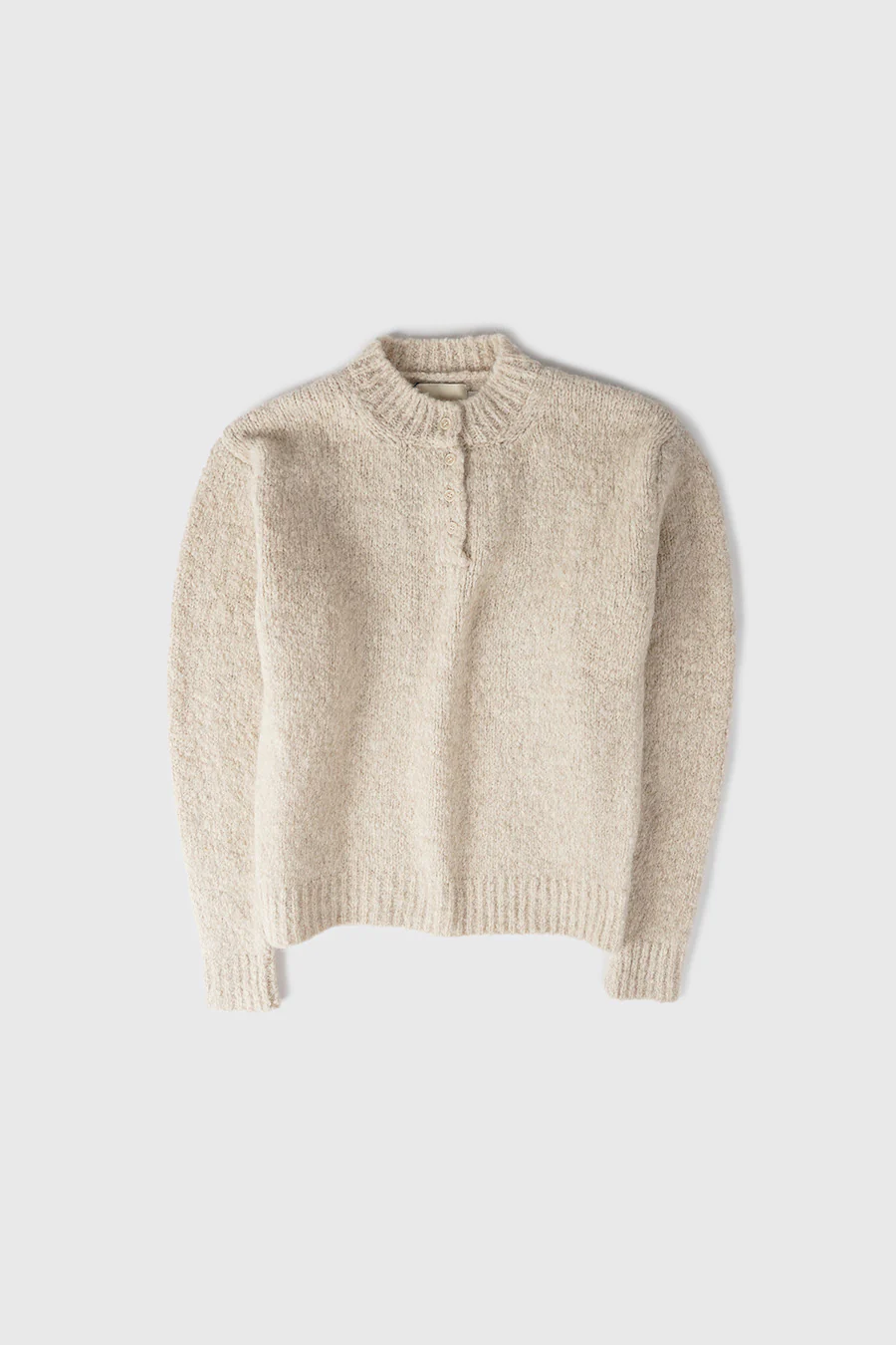 PULL EN LAINE CRUSH ÉCRU