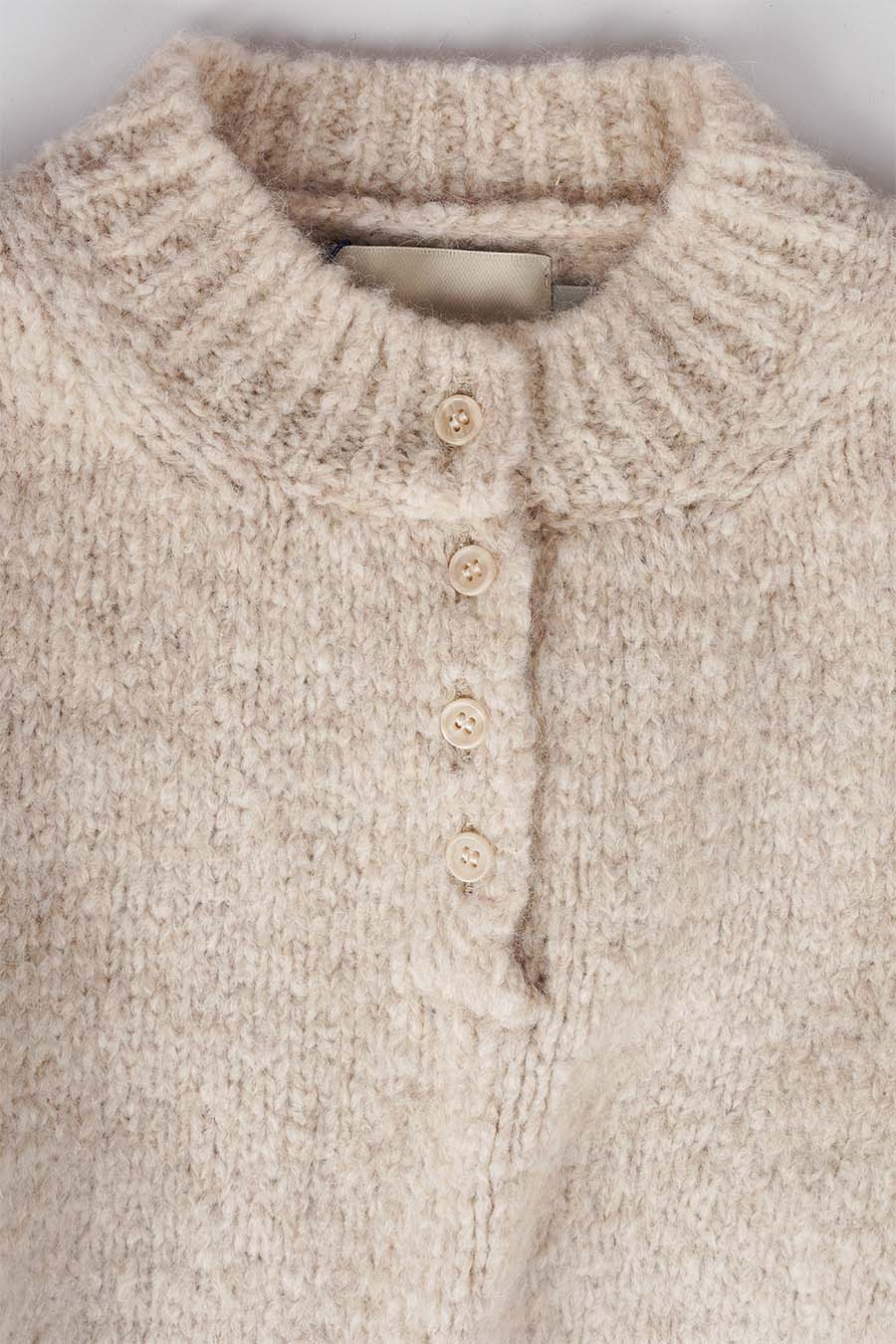 PULL EN LAINE CRUSH ÉCRU - Image 4