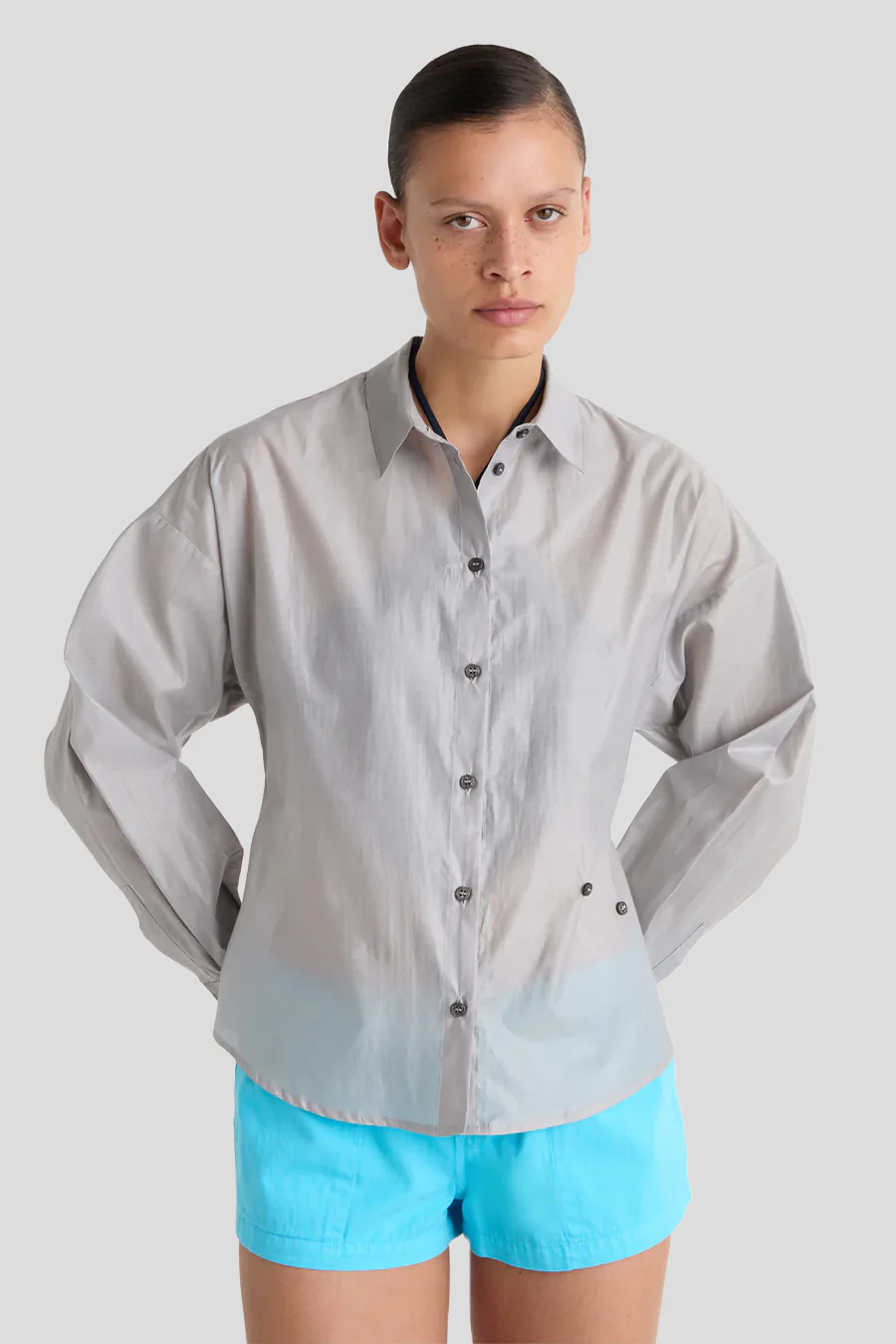 CHEMISE DONALD II GRISE - Image 4