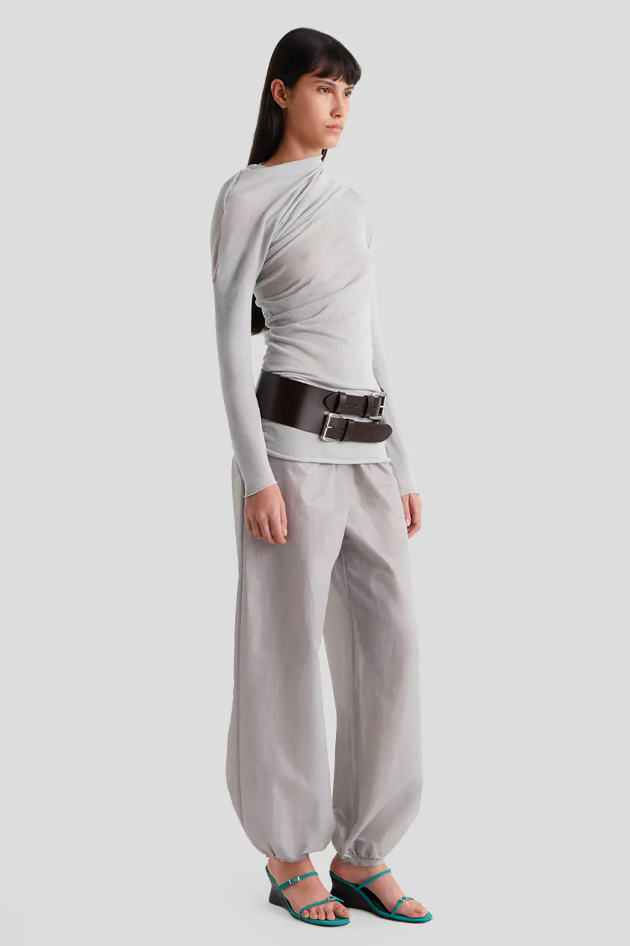 HAUT MANCHES LONGUES JOJO GRIS