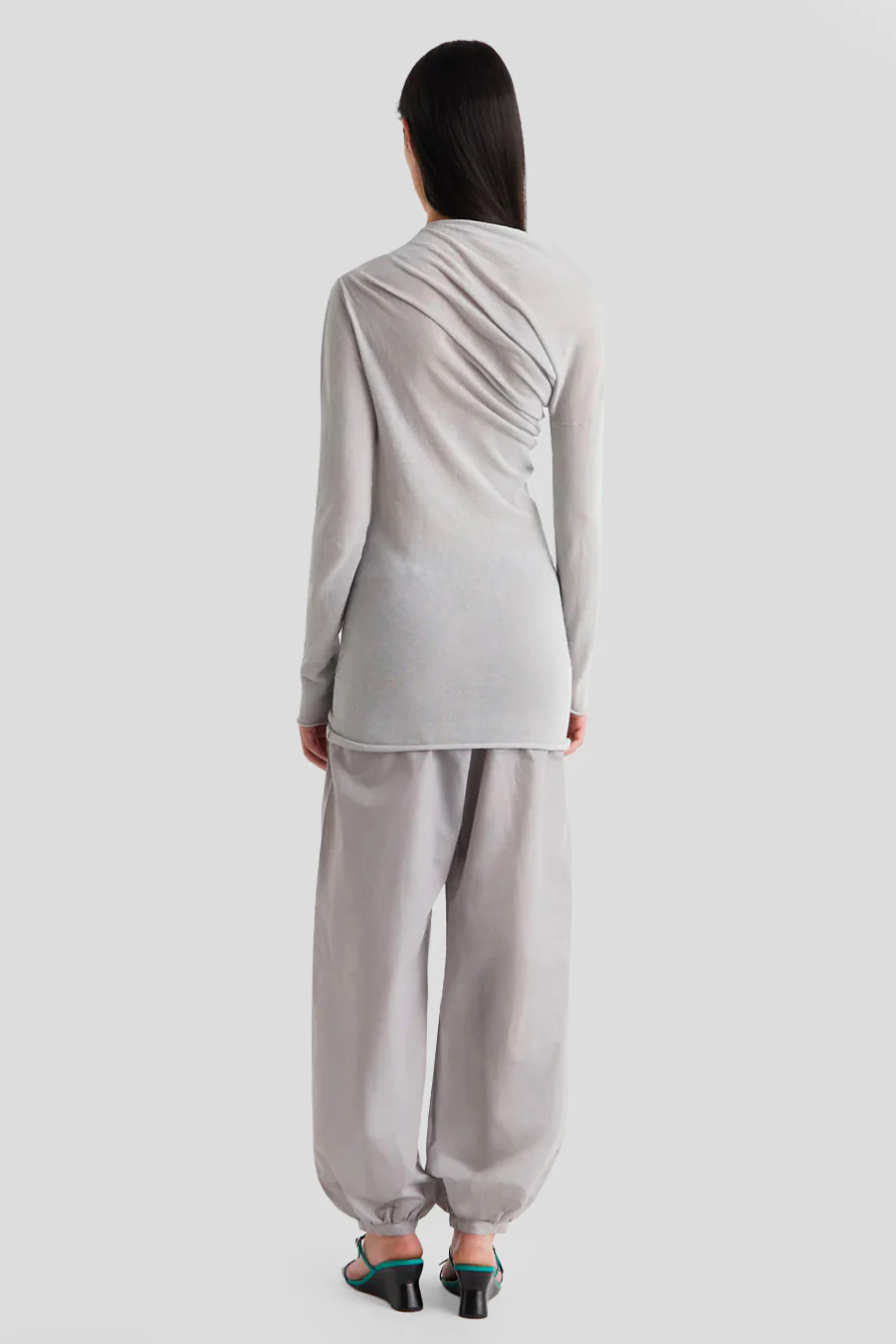HAUT MANCHES LONGUES JOJO GRIS - Image 3
