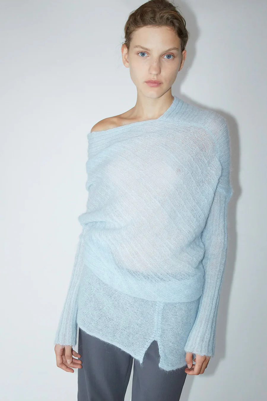 PULL SUTIL BLEU CLAIR - Image 3