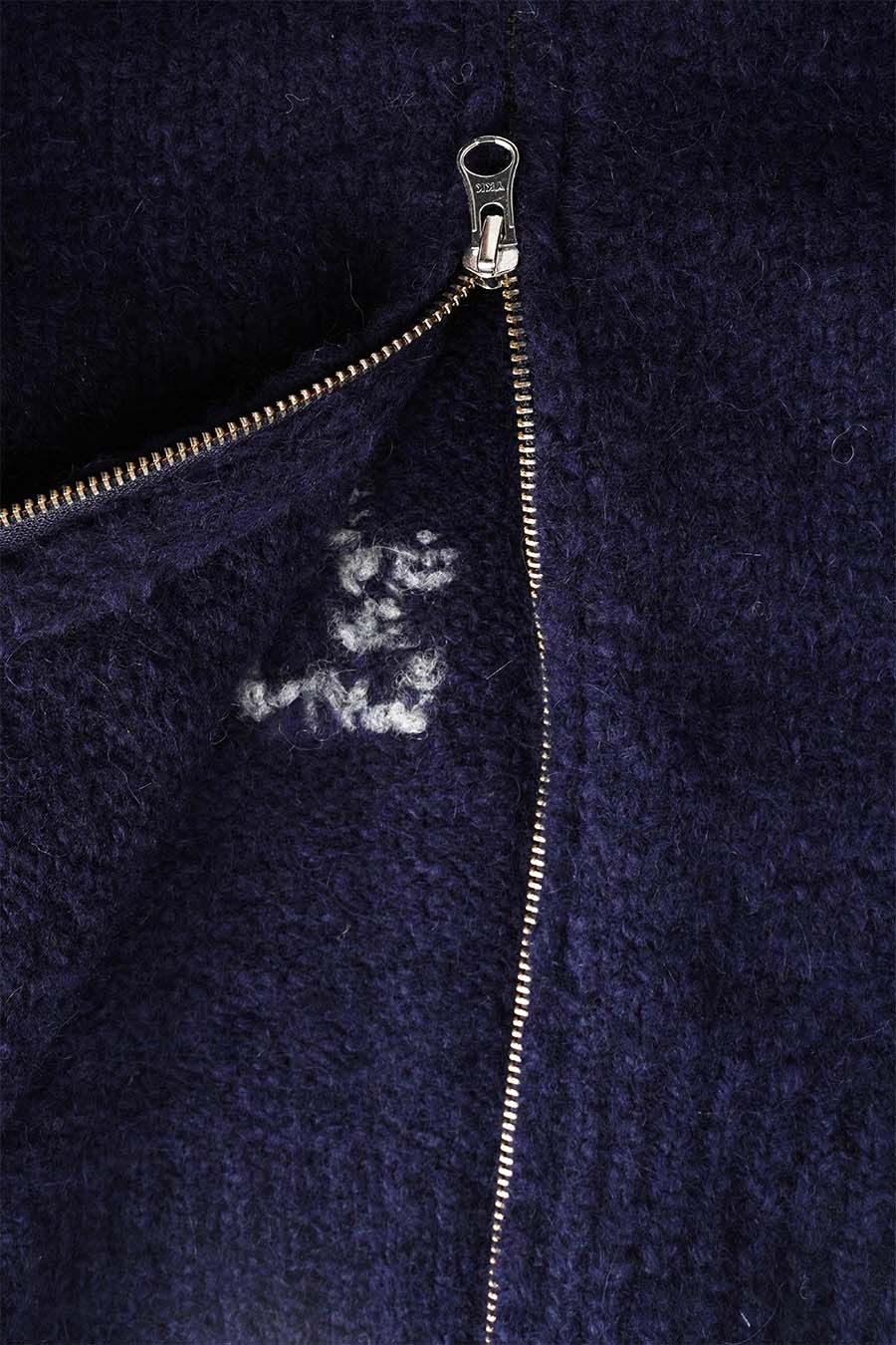 CARDIGAN ZIPPÉ PLAISIR BLEU MARINE - Image 6