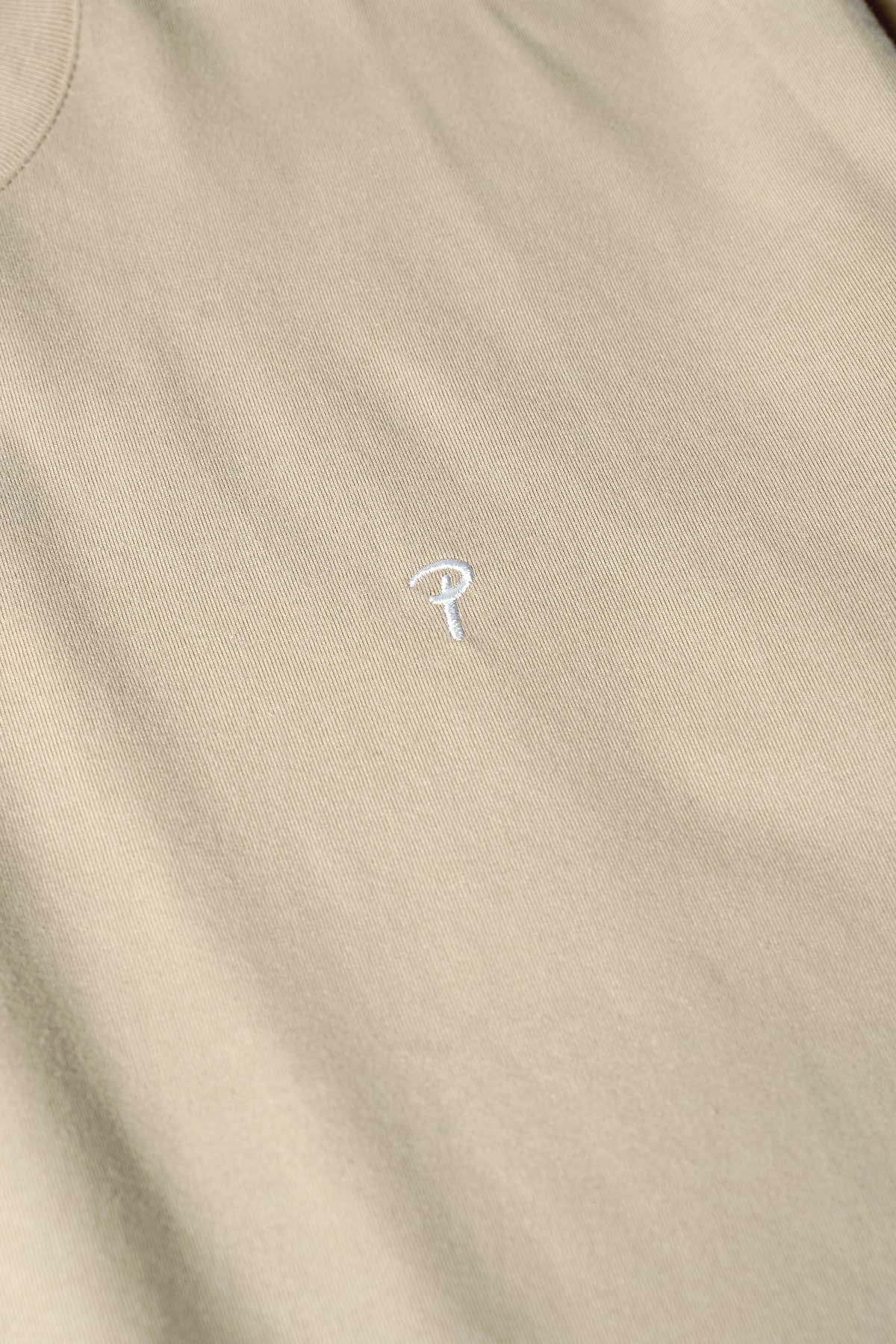 T-SHIRT BASIC SCRIPT BEIGE - Image 2
