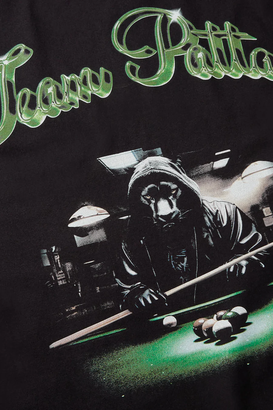 T-SHIRT BILLARD NOIR - Image 2
