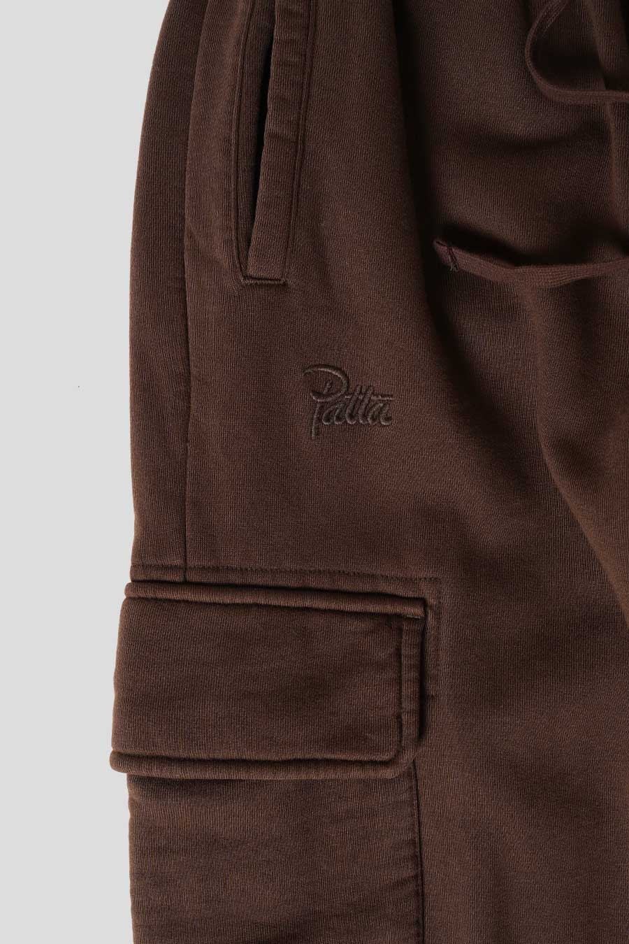 PANTALON DE SURVĂTEMENT BASIC PIGMENT DYE CARGO MARRON - Image 2