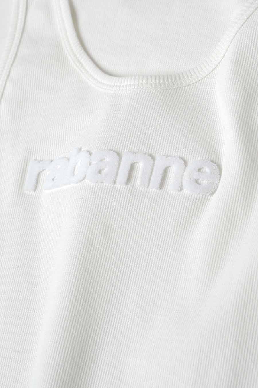 DÉBARDEUR À LOGO BLANC - Image 2