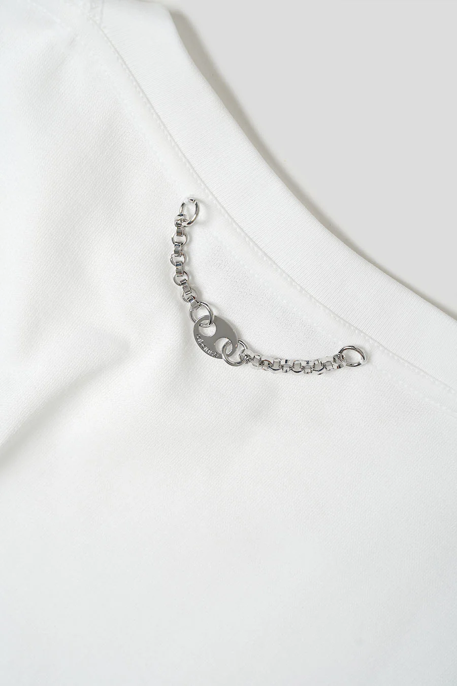 T-SHIRT SANS MANCHES BLANC - Image 2