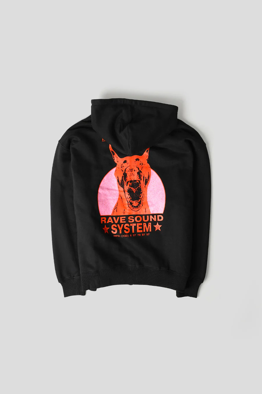 SWEATSHIRT ZIPPÉ RSS NOIR - Image 3