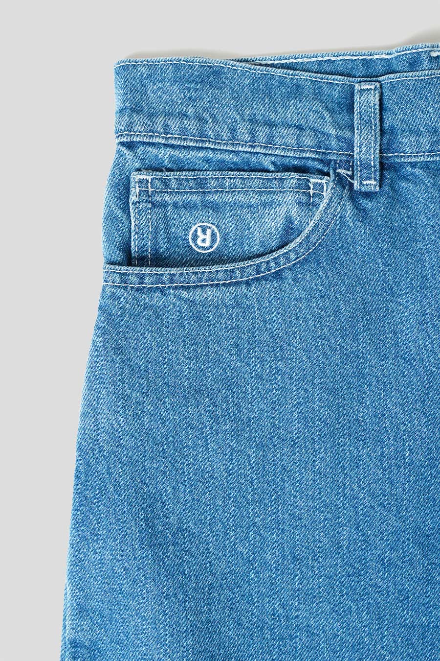 SHORT TRĂS GROS DENIM BLEU - Image 2