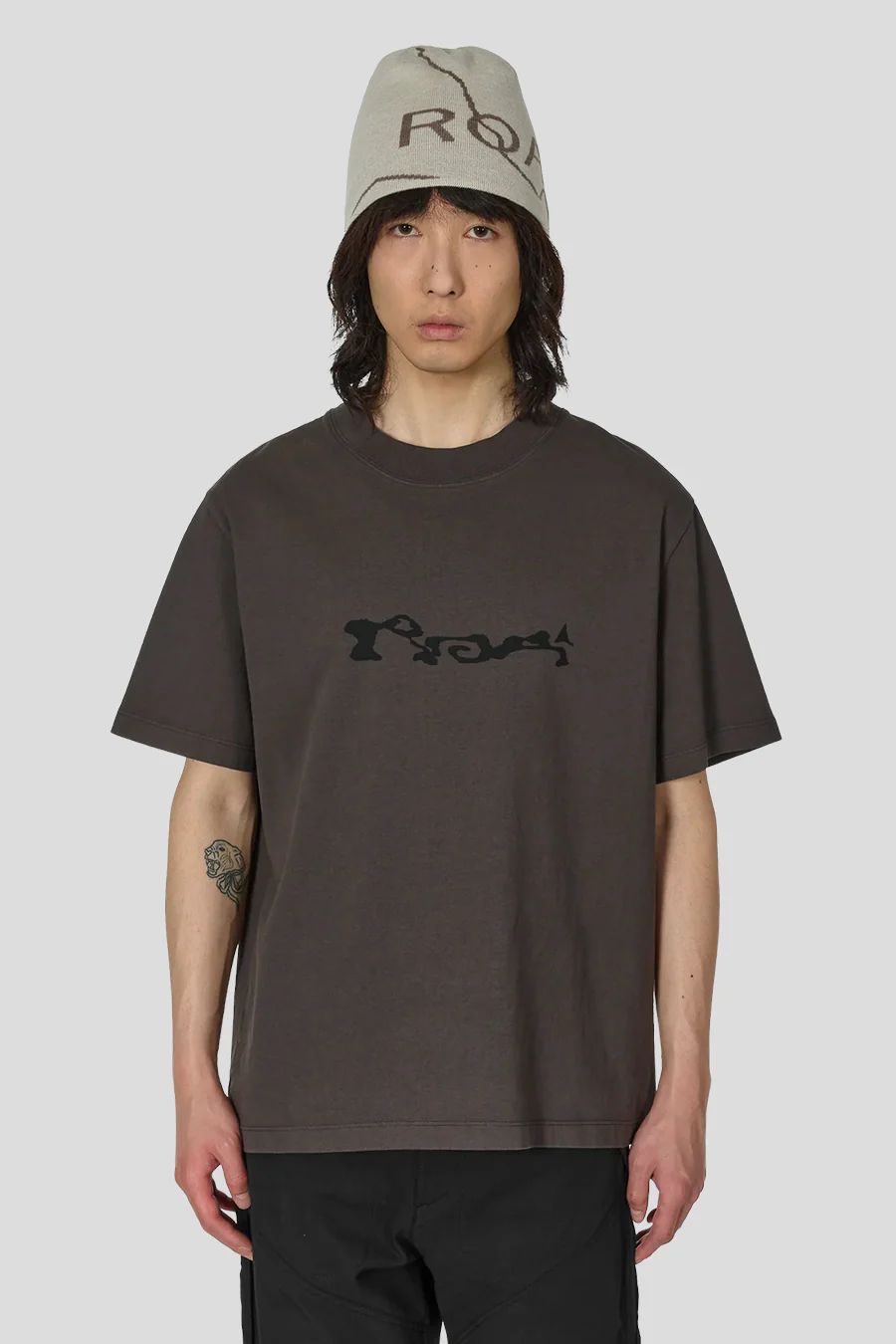 T-SHIRT SERVICE OLIVE NOIR