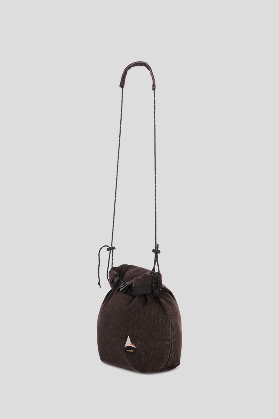 SAC À BANDOULIÈRE YUNA X WRANGLER BRUN FONCÉ - Image 2