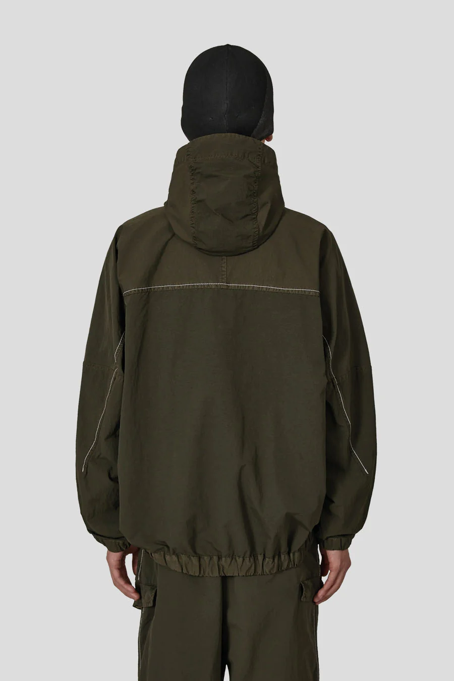 VESTE À CAPUCHE ROA X AND WANDER KAKI - Image 5