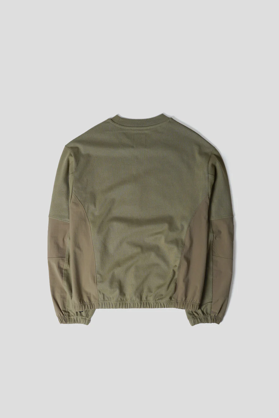 CREWNECK PANELED VERT MILITAIRE - Image 4