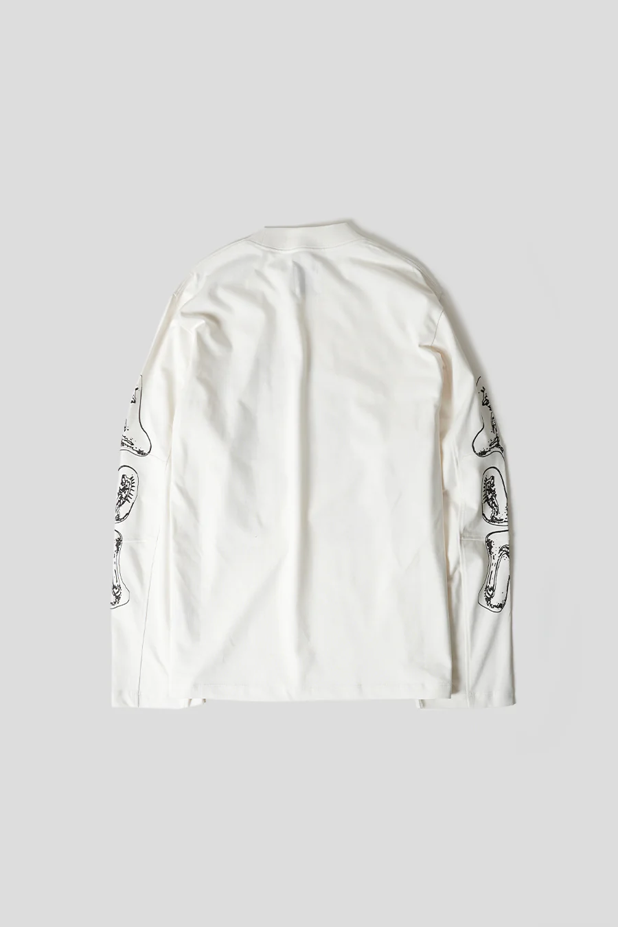 T-SHIRT MANCHES LONGUES GRAPHIC BLANC - Image 3