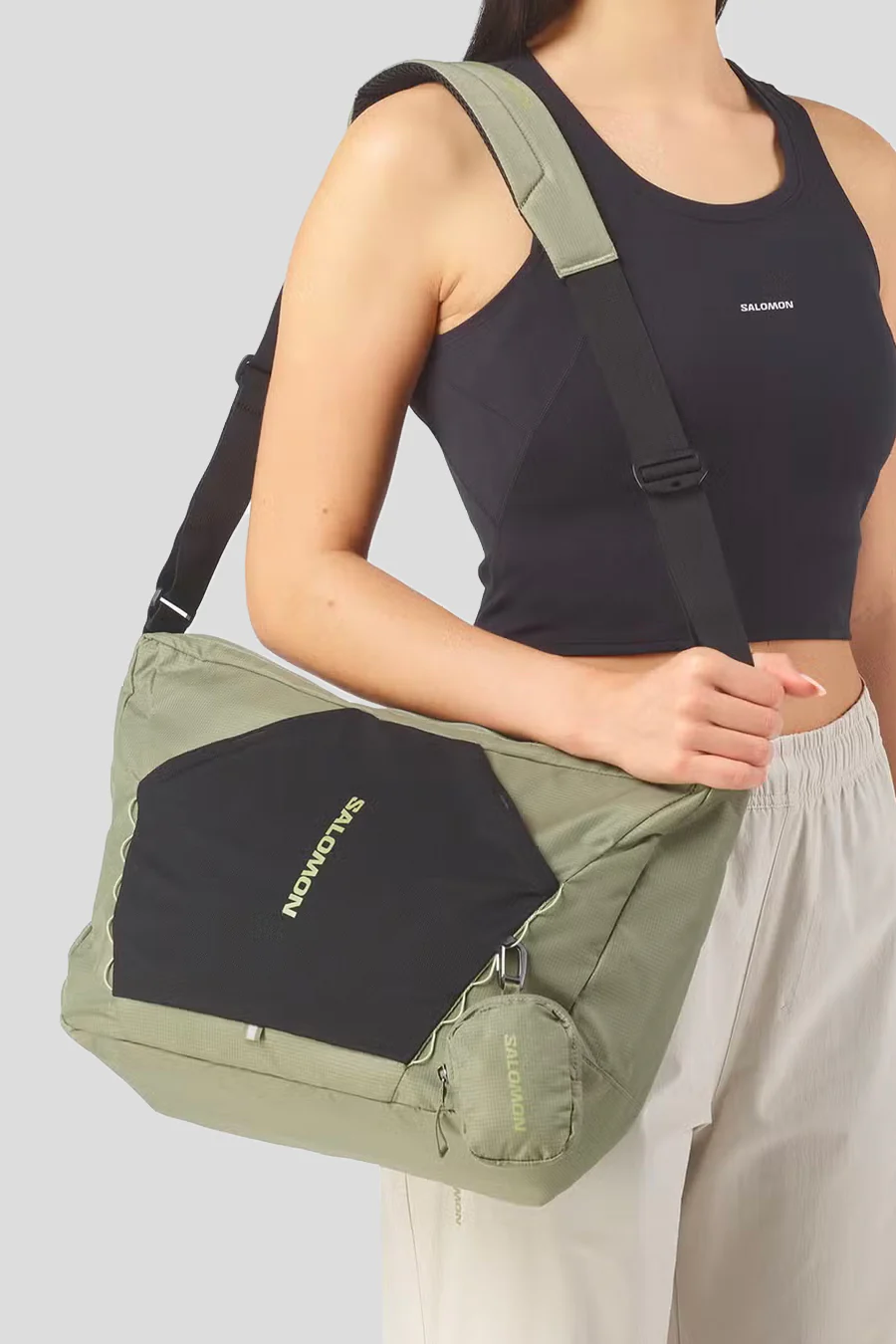 SAC Ă BANDOULIĂRE ACS VERT ET NOIR - Image 2