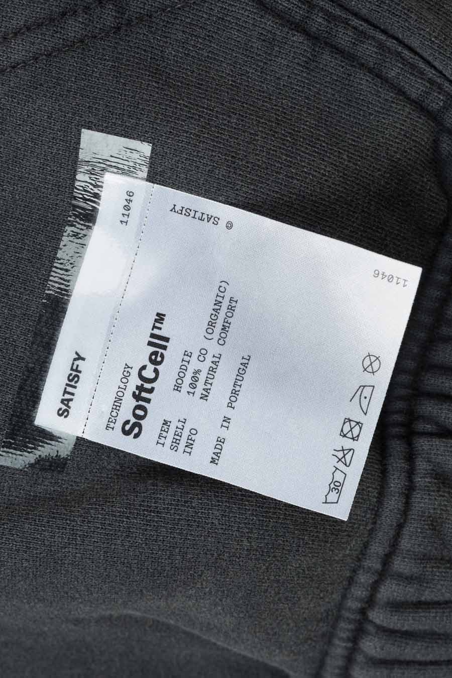HOODIE SOFTCELL AGED BLACK - Image 4