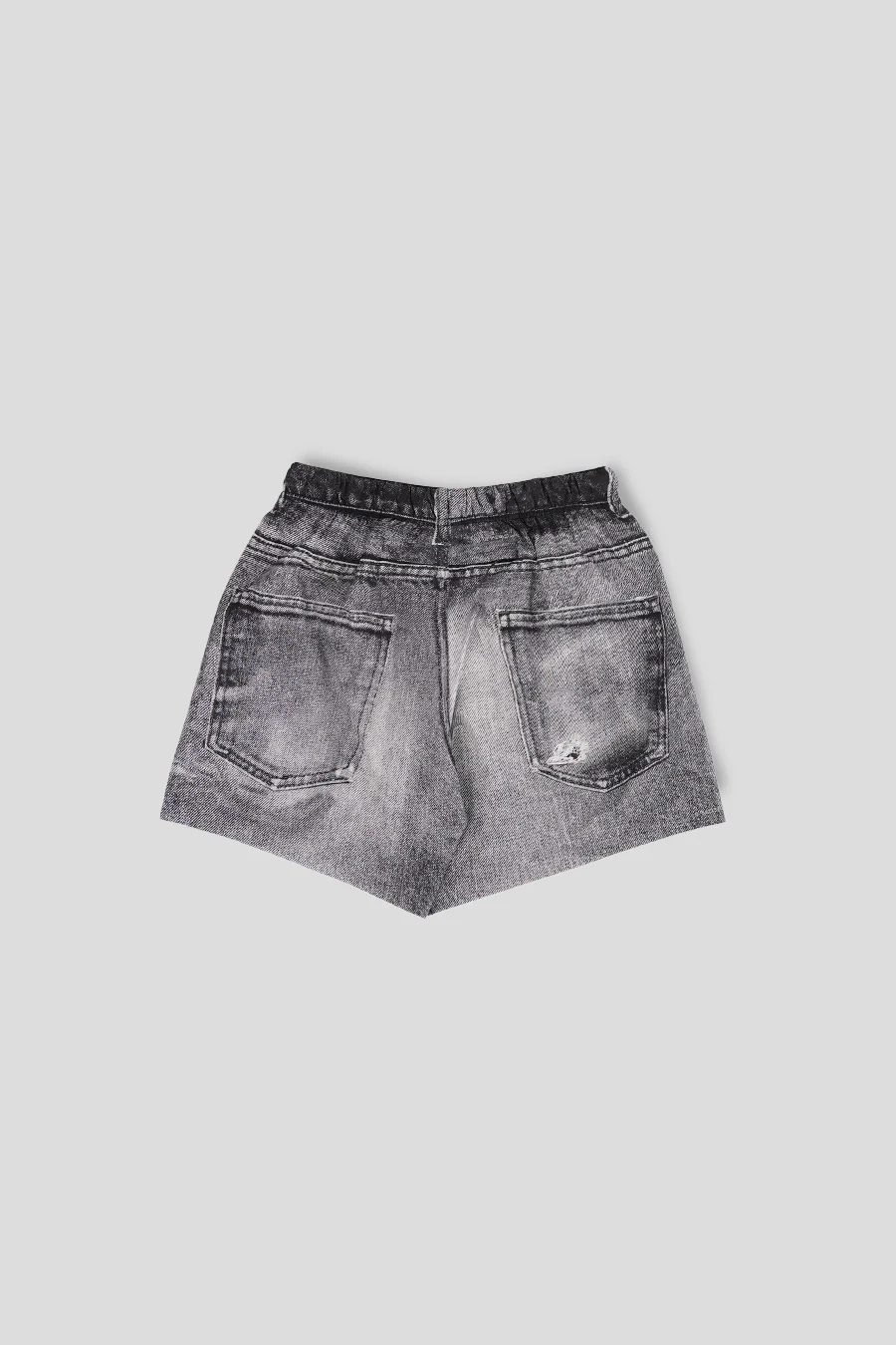 SHORT PEACESHELL 5 BLACK DENIM - Image 3