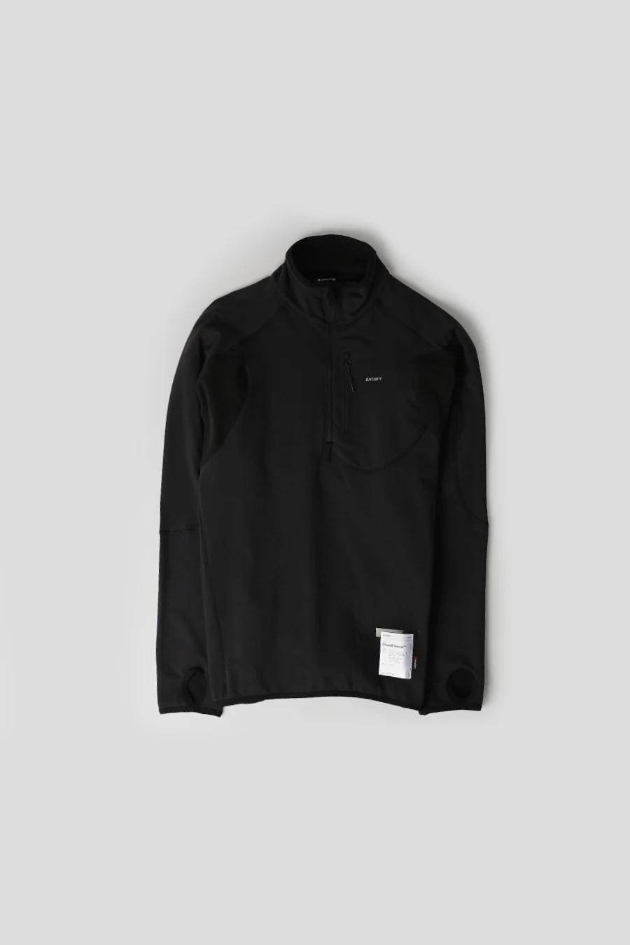 PULL GHOSTFLEECE HALF-ZIP NOIR