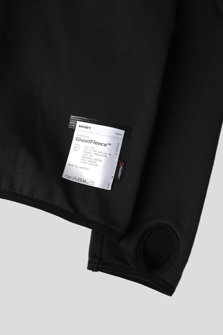 PULL GHOSTFLEECE HALF-ZIP NOIR - Image 3