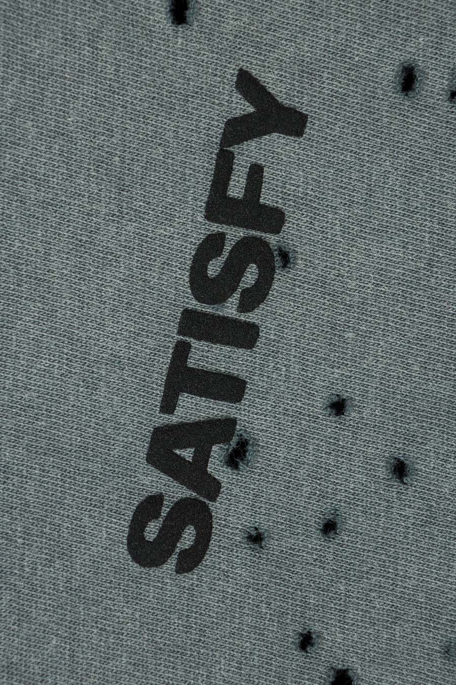 T-SHIRT MOTH TECH LOGO NOIR DÉLAVÉ - Image 4