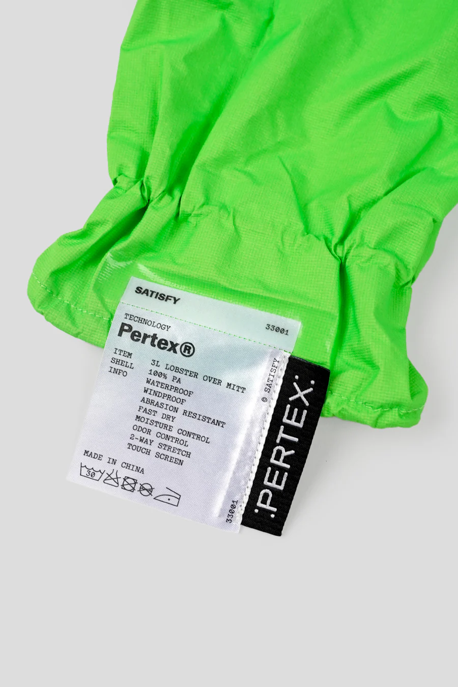 GANTS PERTEX 3L LOBSTER OVER MITTS VERTS NÉON - Image 3